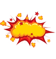 Cartoon - boom vector image
