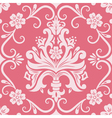 Damask floral pattern vector image