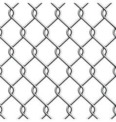 Seamless Chain Fence vector image
