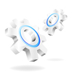 Gears on a white background vector image