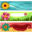 Easter card set vector image