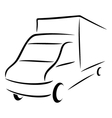 Road transport symbol Road transport symbol vector image