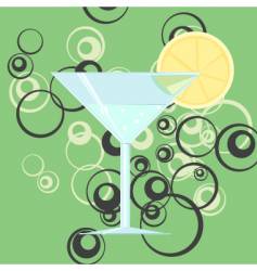 Martini glass vector image