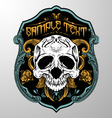 Skull vector image