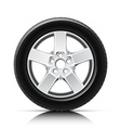 Car wheel vector image