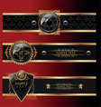 Heraldry banners vector image