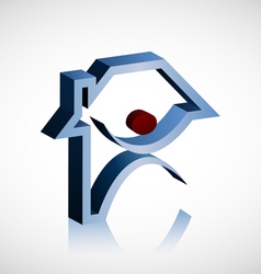 My sweet home vector image