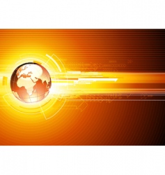 Hi-tech background vector image