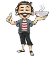Mascot of Sate Madura vector image