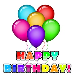 Happy birthday vector image
