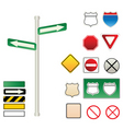 Traffic signs vector image