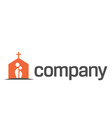Church logo vector image