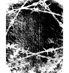 Barbed vector image
