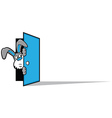 Rabbit Door vector image