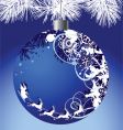 Christmas ball vector image