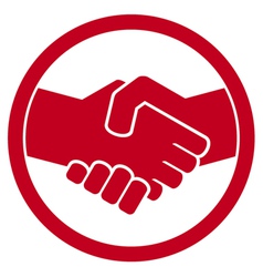 Handshake symbol vector image