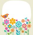 Garden banner vector image