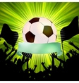 Cheering crowd vector image