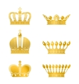 Set of Crowns vector image