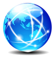 Asia and Australia Global Communication vector image