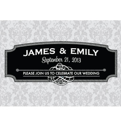 Wedding invites Wedding invites vector image