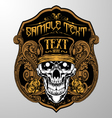 Skull vector image
