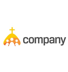 Praying people logo vector image