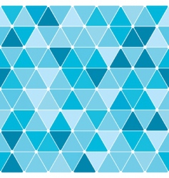 Winter triangle pattern background vector image