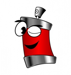 Spray can cartoon Spray can cartoon vector image