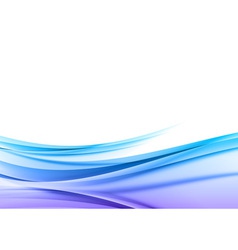 Abstract blue wave background vector image