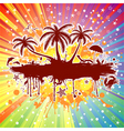Summer party background Summer party background vector image