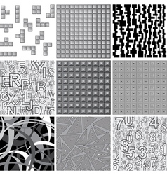 Patterns vector image
