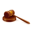 Gavel vector image
