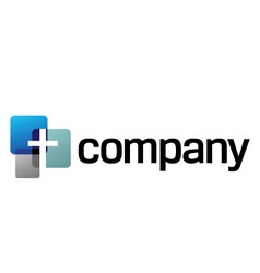 Church cross logo vector image
