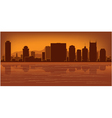 Nashville tennessee skyline vector image