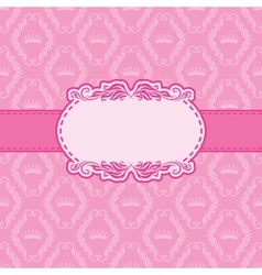 Template frame design vector image