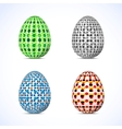 Easter eggs vector image
