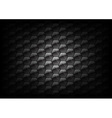 Hexagon background grey vector image