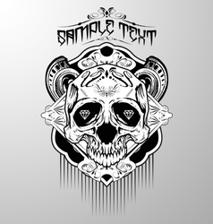 Skull vector image