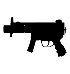 Military Uzi vector image