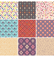 Abstract seamless patterns vector image