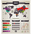 Infographic elements vector image