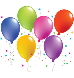 Colorful balloons vector image