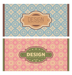 Frames in retro style vector image