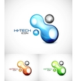 Liquid abstract icon vector image