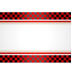 Race horizontal background vector image