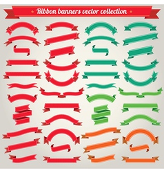 Ribbon Banners Collection vector image