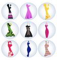 Woman dress vector image