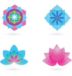 Yoga backgrounds vector image