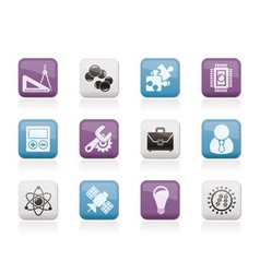 Science and research icons vector image